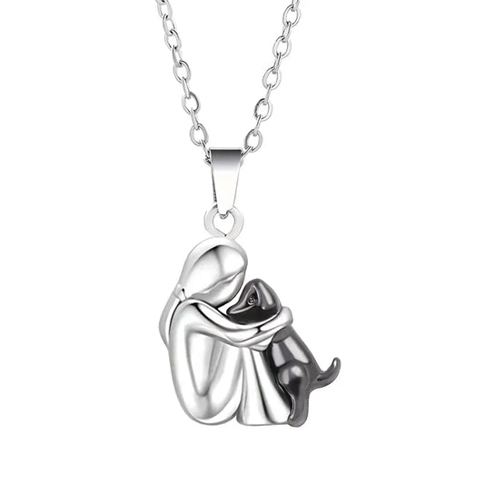 Rescue Embrace Necklace – Silver Black