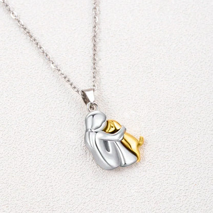 Rescue Embrace Necklace – Silver Gold